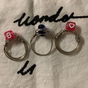 Letter B ring bundle